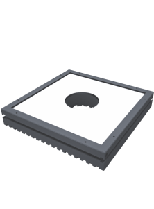 Bottom surface light source KHFS with openings